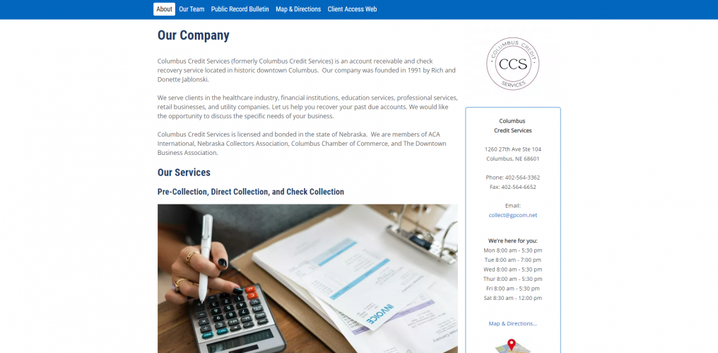 Columbs Credit Services